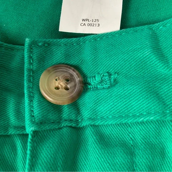 CHAPS Men's Flat Front Chino Shorts Vibrant Green Size 36 - Picture 5 of 10